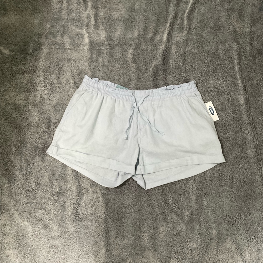 Old Navy Linen Women's Shorts - light blue